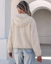 luvamia Women's Funnel Neck Jacket Casual Crop Zip Up Hooded Bomber Jackets Trendy, Oversized, Long Sleeve, Stand Collar, Elastic Cuff and Hem, Cropped, Funnel Neck Jacket Coats for Women, Fall Outfits