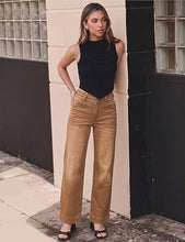 luvamia FleXcLusive Wide Leg Jeans for Women Trendy High Waisted Stretchy Denim Pants Wide Leg Pants, High Rise, 29.5" Inseam, 90s, Baggy Straight Leg Jeans, Stretch, Button Front, Western Denim Outfit for Women