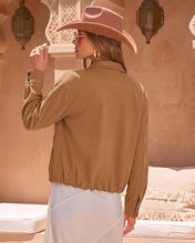 luvamia Faux Suede Jackets for Women Oversized Fall Coats Cropped Outerwear Zip Up, Long Sleeve, Slash Pockets, Modern Western Boho, Lapel Collar, Oversized Bomber Jacket, Drop Shoulder, Gathered Hem