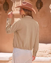 luvamia Faux Suede Jackets for Women Oversized Fall Coats Cropped Outerwear Zip Up, Long Sleeve, Slash Pockets, Modern Western Boho, Lapel Collar, Oversized Bomber Jacket, Drop Shoulder, Gathered Hem