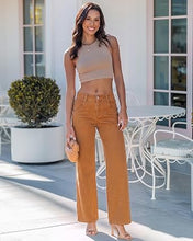 luvamia FleXclusive Wide Leg Jeans for Women High Waisted Stretch Denim Pants Side Seam Trendy, Stretchy, Baggy Straight Leg Jeans, 29.5 Inch Inseam, Angled Seam Detail, Country Concert, Western Outfits for Women
