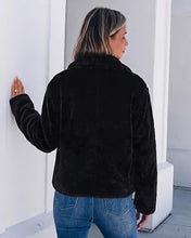 luvamia Faux Fur Jackets for Women Cropped Fuzzy Fluffy Fall Winter Coats Trendy Oversized Jacket, Crop, Lapel, Button Down Closure, Faux Fur Coats with Pockets, Inner Lining, Warm Winter Outerwea