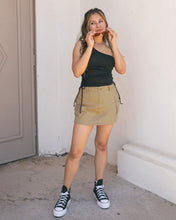 luvamia  Cargo Shorts for Women Casual Summer Skorts Skirts High Waisted Mini Short Skort with Pockets Y2K