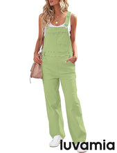 luvamia Women's Casual Vintage Overalls Loose Denim Bib Overall Jean Jumpsuits