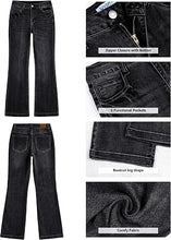 luvamia FleXclusive Bootcut Jeans for Women Trendy Mid Rise Stretch Western Denim Pants 90s, Vintage, Mid Waist, Flare, Boot cut Leg, Stretchy Jeans, 30.5" Inseam, Casual, Western Country Concert Outfits for Women