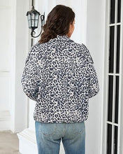 luvamia Faux Suede Leopard Jackets for Women Oversized Zip Up Bomber Coats Cheetah Animal Print Fall Jackets, Snap-Button Shoulder Tabs, Inner Lining, 2026 Trendy Fall Winter Coats, Western Outfits