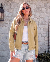 luvamia Oversized Jean Jacket Women Zip Up Bomber Denim Jacket Fall Outfits Modern Bomber Silhouette, Loose Fall Jackets, Elasticized Hem, Button-Tab Collar, Dropped Shoulders, Trendy Western Outfits