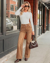 luvamia FleXcLusive Wide Leg Jeans for Women Trendy High Waisted Stretchy Denim Pants Wide Leg Pants, High Rise, 29.5" Inseam, 90s, Baggy Straight Leg Jeans, Stretch, Button Front, Western Denim Outfit for Women