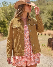 luvamia Jean Jacket Women Button Down Long Sleeve Oversized Denim Jackets Casual Jackets for Women Trendy, 2 Functional Side Pockets, No Stretch, Western Fall Outfits, Country Concert Outfits
