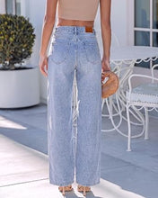 luvamia FleXclusive Wide Leg Jeans for Women High Waisted Stretch Denim Pants Side Seam Trendy, Stretchy, Baggy Straight Leg Jeans, 29.5 Inch Inseam, Angled Seam Detail, Country Concert, Western Outfits for Women