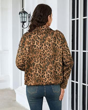 luvamia Faux Suede Leopard Jackets for Women Oversized Zip Up Bomber Coats Cheetah Animal Print Fall Jackets, Snap-Button Shoulder Tabs, Inner Lining, 2026 Trendy Fall Winter Coats, Western Outfits