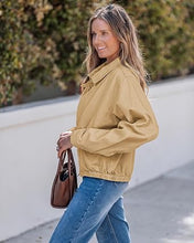 luvamia Oversized Jean Jacket Women Zip Up Bomber Denim Jacket Fall Outfits Modern Bomber Silhouette, Loose Fall Jackets, Elasticized Hem, Button-Tab Collar, Dropped Shoulders, Trendy Western Outfits