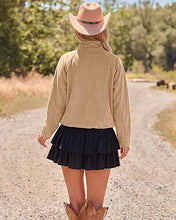 luvamia Faux Suede Jackets Women Oversized Cropped Funnel Neck Zip Up Coats Soft Faux Suede, Stand Collar, Loose Fit, Front Zipper, Modern Bomber Silhouette & Adjustable Hem, Fall Essential Outerwear