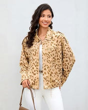 luvamia Faux Suede Leopard Jackets for Women Oversized Zip Up Bomber Coats Cheetah Animal Print Fall Jackets, Snap-Button Shoulder Tabs, Inner Lining, 2026 Trendy Fall Winter Coats, Western Outfits