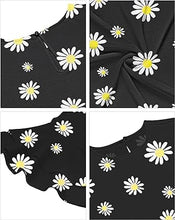 luvamia Women's Casual 3/4 Tiered Bell Sleeve Crewneck Loose Tops Blouses Shirt