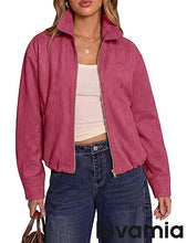 luvamia Faux Suede Jackets for Women Oversized Fall Coats Cropped Outerwear Zip Up, Long Sleeve, Slash Pockets, Modern Western Boho, Lapel Collar, Oversized Bomber Jacket, Drop Shoulder, Gathered Hem
