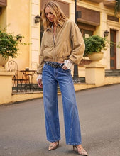 luvamia FleXclusive Wide Leg Jeans for Women High Waisted Stretch Denim Pants Side Seam Trendy, Stretchy, Baggy Straight Leg Jeans, 29.5 Inch Inseam, Angled Seam Detail, Country Concert, Western Outfits for Women