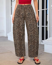 luvamia FleXcLusive Barrel Jeans Women High Waisted Baggy Leopard Cheetah Denim Pants Wide Leg Jeans for Women Trendy Stretchy, Ankle Length, Front Seam, Loose Fit, 27.5 Inch Inseam, Country Concert Outfits
