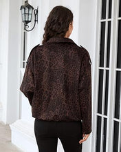 luvamia Faux Suede Leopard Jackets for Women Oversized Zip Up Bomber Coats Cheetah Animal Print Fall Jackets, Snap-Button Shoulder Tabs, Inner Lining, 2026 Trendy Fall Winter Coats, Western Outfits
