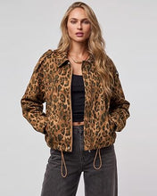 luvamia Faux Suede Leopard Jackets for Women Oversized Zip Up Bomber Coats Cheetah Animal Print Fall Jackets, Snap-Button Shoulder Tabs, Inner Lining, 2026 Trendy Fall Winter Coats, Western Outfits