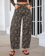 luvamia FleXcLusive Barrel Jeans Women High Waisted Baggy Leopard Cheetah Denim Pants Wide Leg Jeans for Women Trendy Stretchy, Ankle Length, Front Seam, Loose Fit, 27.5 Inch Inseam, Country Concert Outfits