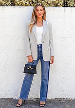 luvamia FleXclusive Straight Leg Jeans for Women High Waisted Tuxedo Stripe Denim Pants 29" Inseam, Stretchy Jean Pants, Tuxedo Stripe On The Side, Relaxed Fit Jeans With Design, 90s Style, Concert Outfits Women