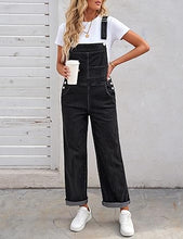 luvamia Women's Casual Vintage Overalls Loose Denim Bib Overall Jean Jumpsuits