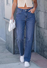 luvamia FleXclusive Straight Leg Jeans for Women High Waisted Tuxedo Stripe Denim Pants 29" Inseam, Stretchy Jean Pants, Tuxedo Stripe On The Side, Relaxed Fit Jeans With Design, 90s Style, Concert Outfits Women