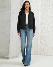 luvamia Faux Suede Jackets for Women Oversized Fall Coats Cropped Outerwear Zip Up, Long Sleeve, Slash Pockets, Modern Western Boho, Lapel Collar, Oversized Bomber Jacket, Drop Shoulder, Gathered Hem