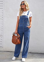 luvamia Women's Casual Vintage Overalls Loose Denim Bib Overall Jean Jumpsuits