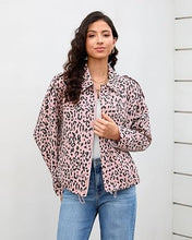 luvamia Faux Suede Leopard Jackets for Women Oversized Zip Up Bomber Coats Cheetah Animal Print Fall Jackets, Snap-Button Shoulder Tabs, Inner Lining, 2026 Trendy Fall Winter Coats, Western Outfits