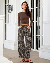 luvamia FleXcLusive Barrel Jeans Women High Waisted Baggy Leopard Cheetah Denim Pants Wide Leg Jeans for Women Trendy Stretchy, Ankle Length, Front Seam, Loose Fit, 27.5 Inch Inseam, Country Concert Outfits