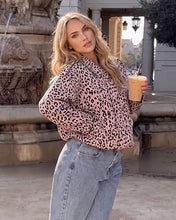 luvamia Faux Suede Leopard Jackets for Women Oversized Zip Up Bomber Coats Cheetah Animal Print Fall Jackets, Snap-Button Shoulder Tabs, Inner Lining, 2026 Trendy Fall Winter Coats, Western Outfits