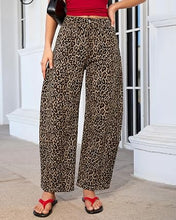 luvamia FleXcLusive Barrel Jeans Women High Waisted Baggy Leopard Cheetah Denim Pants Wide Leg Jeans for Women Trendy Stretchy, Ankle Length, Front Seam, Loose Fit, 27.5 Inch Inseam, Country Concert Outfits