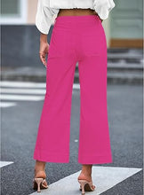 luvamia Wide Leg Jeans for Women Trendy High Waisted Flare Jeans Cropped Denim Pants Stretchy Baggy with Patch Pockets