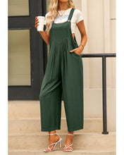 luvamia Jumpsuits for Women Casual Loose Wide Leg Boho Overall Jumpsuit Baggy Summer Outfits with Pockets Bib Overalls