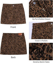 luvamia Leopard Cheetah Print Mini Skirts for Woman Trendy Cute Short Skirt Trendy Animal Print, 90s, Fall Mini Skirt, High Waist, Stretchy, Cute Western Short Skirts, Country Concert Outfits for Women