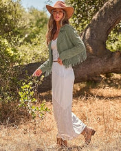 luvamia Fringe Jackets For Women Trendy Cropped Faux Suede Jacket Women Faux Leather Fall Jackets For Women, Full Lining, Zip Up, Tassel Cowgirl Jacket, Country Concert, Western Outfit For Women