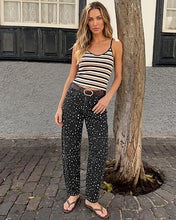 luvamia Barrel Jeans Women Deer Print High Waisted Patterned Denim Pants Knee Darts, 27.5" Inseam, Stretchy, Patterned Pants, Deer Fawn Print, Baggy Jeans Y2K, Speckled Dots, Concert Outfits Women