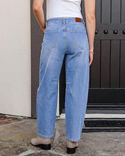 luvamia FleXclusive Barrel Jeans Women Trendy Baggy High Waisted Drawstring Denim Pants Barrel Wide Leg Pants, 27.5" Inseam, Baggy Jeans, Stretchy, Ankle Length, Drawstring Adjustable Waist, Casual Denim Outfits