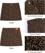 luvamia Leopard Cheetah Print Mini Skirts for Woman Trendy Cute Short Skirt Trendy Animal Print, 90s, Fall Mini Skirt, High Waist, Stretchy, Cute Western Short Skirts, Country Concert Outfits for Women