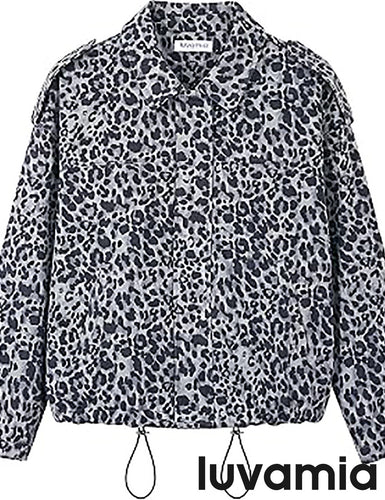 luvamia Faux Suede Leopard Jackets for Women Oversized Zip Up Bomber Coats Cheetah Animal Print Fall Jackets, Snap-Button Shoulder Tabs, Inner Lining, 2026 Trendy Fall Winter Coats, Western Outfits