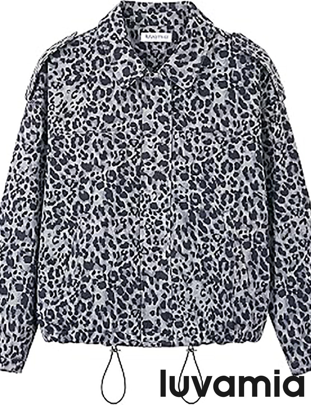 luvamia Faux Suede Leopard Jackets for Women Oversized Zip Up Bomber Coats Cheetah Animal Print Fall Jackets, Snap-Button Shoulder Tabs, Inner Lining, 2026 Trendy Fall Winter Coats, Western Outfits
