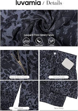 luvamia FleXcLusive Barrel Jeans Women High Waisted Baggy Leopard Cheetah Denim Pants Wide Leg Jeans for Women Trendy Stretchy, Ankle Length, Front Seam, Loose Fit, 27.5 Inch Inseam, Country Concert Outfits