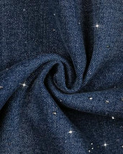 luvamia FleXclusive Wide Leg Rhinestone Jeans for Women High Waist Stretchy Denim Pants Sparkly Bling Jeans, Rhinestone Embellished, Baggy Straight Leg, 29.5" Inch Inseam, Trendy, Party, Night Out, Concert Outfits