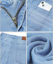 luvamia Wide Leg Jeans for Women Trendy High Waisted Flare Jeans Cropped Denim Pants Stretchy Baggy with Patch Pockets