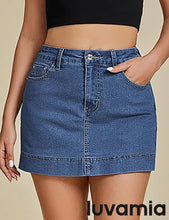 Women's Classic Shorts Skirt Jean Garment Denim Skort
