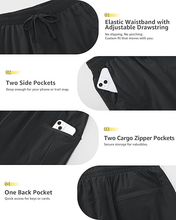 luvamia Hiking Shorts for Women Cargo 7" High Waisted Lightweight Quick Dry Golf Summer Casual Shorts with Pockets