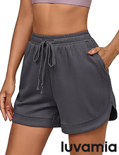 luvamia Sweat Shorts for Women High Waisted Pull On Elastic Waist Loose Fit Comfy Lounge Casual Summer Athleisure Shorts