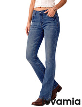 luvamia FleXclusive Bootcut Jeans for Women Trendy Mid Rise Stretch Western Denim Pants 90s, Vintage, Mid Waist, Flare, Boot cut Leg, Stretchy Jeans, 30.5" Inseam, Casual, Western Country Concert Outfits for Women